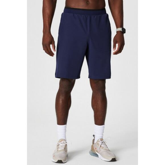 Fabletics Men's The Fundamental Short II Lined 9in Blue Size Small - Picture 1 of 8